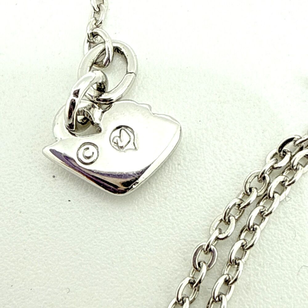 NWOT Swarovski Crystals Pear Red Siam Pendant Necklace w/ Clear Accents NEW 18" - Picture 9 of 13